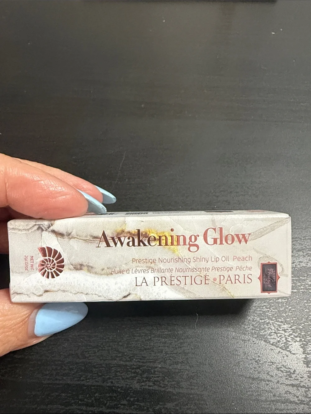 La Prestige Paris Awakening Glow Peach Nourishing Lip Oil